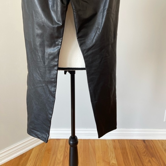 Boston Proper faux leather pull on pants size small rocker date night - Picture 6 of 14